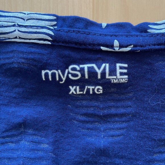 mySTYLE Palm Print Tee - Picture 5 of 8